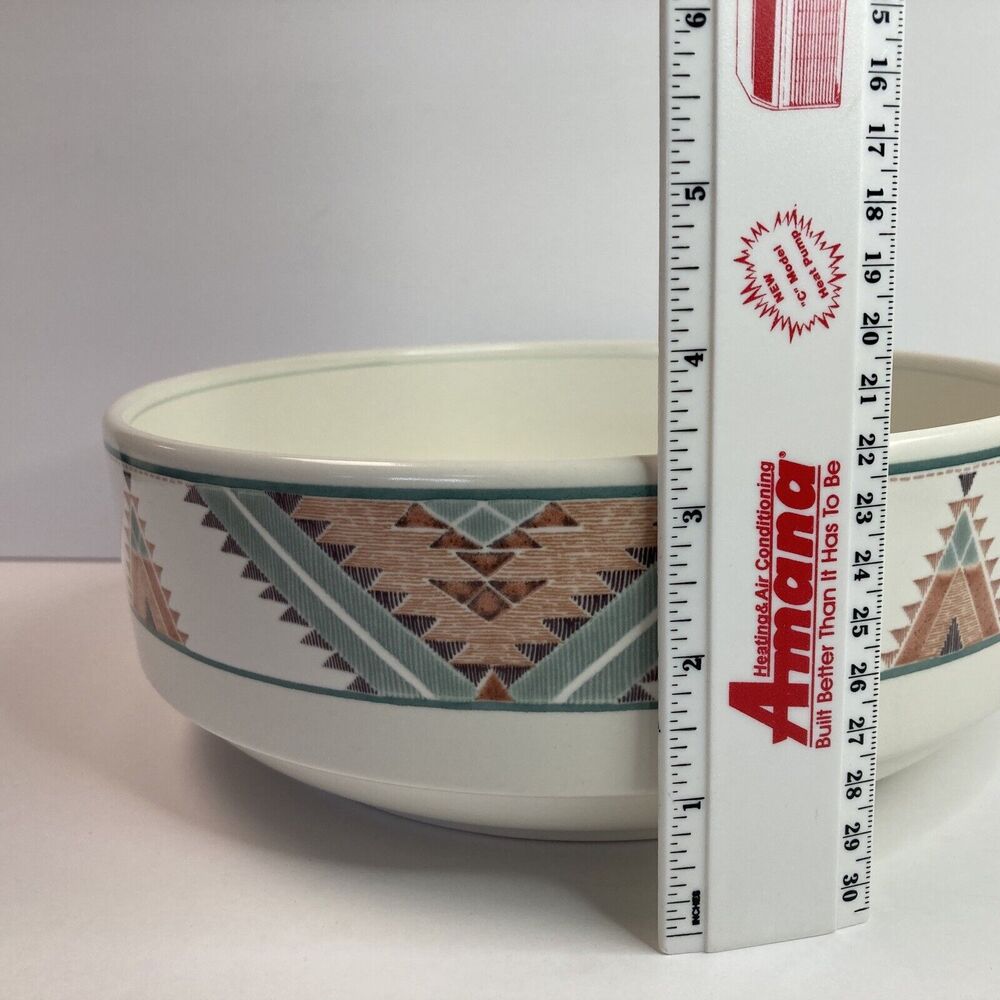 Mikasa Santa Fe Serving Bowl 9 3/8 inch diameter Intaglio CAC24 Stoneware - Picture 7 of 10